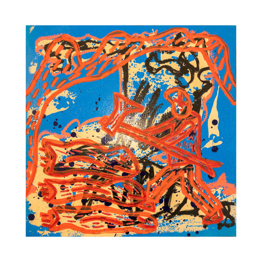 "Fiskhoggeri" (50x50cm)