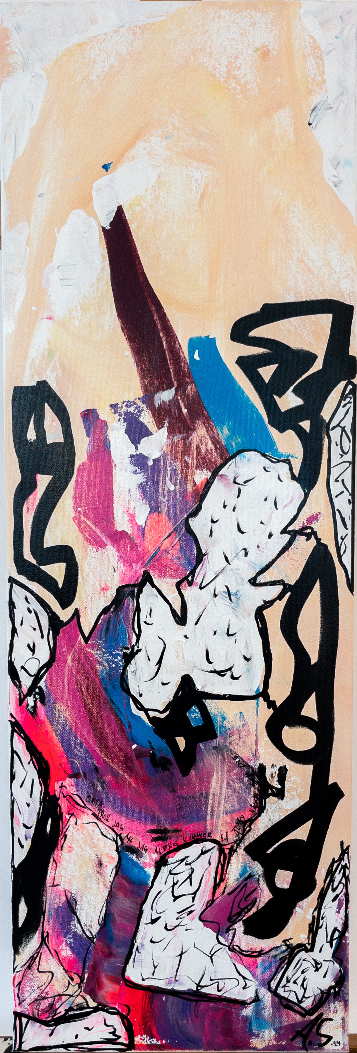 "SPIT IT OUT, THAT LOOKS GREAT NR.13" (30x90cm)