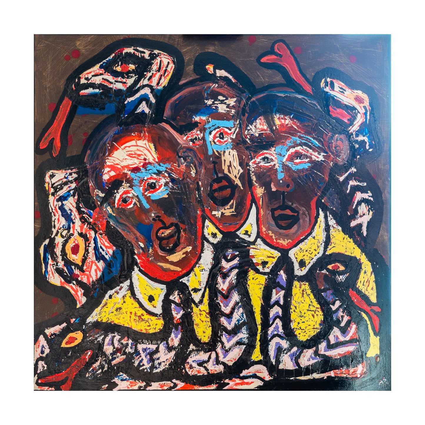 "Slangeslipser" (70x70cm)