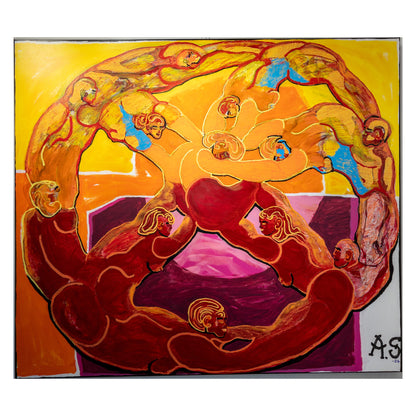 "Hjul av lengsel"(190x165cm)