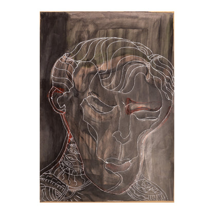 "Fjes med spik" A2(60x42cm)