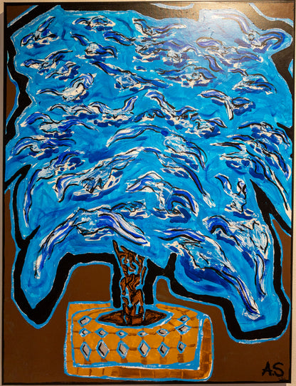 "alt samtidig"(120x85cm)