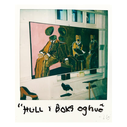 "Hull i boks og hue"(185x100cm)