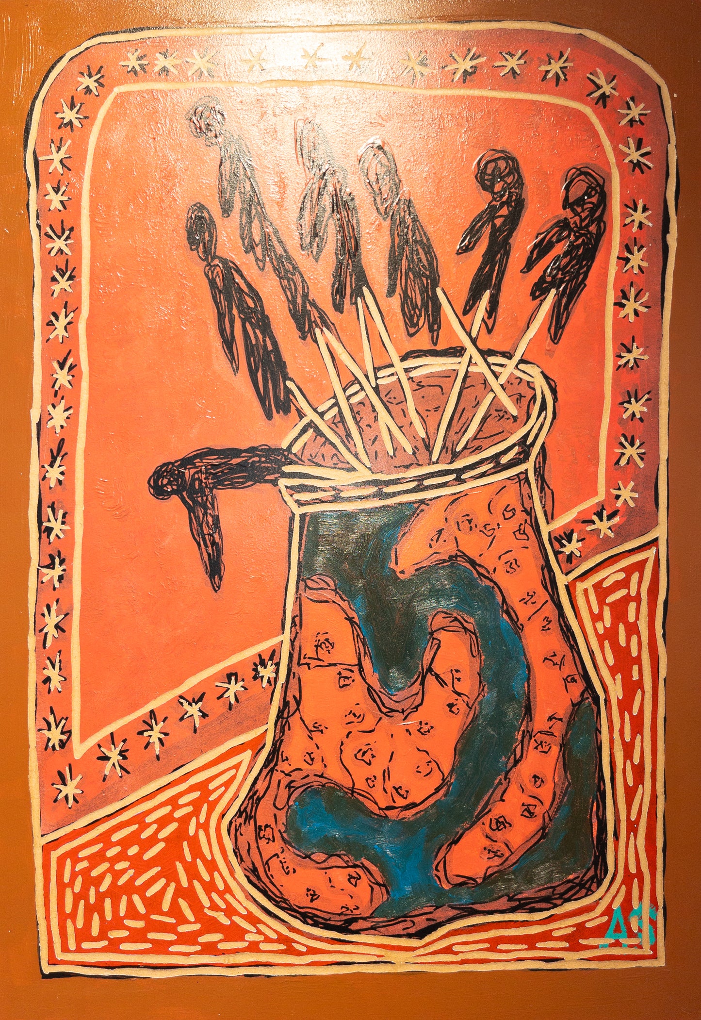 "Some say water" 70x100cm