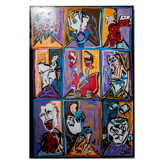 "tic-tac-yes"(130x90cm)
