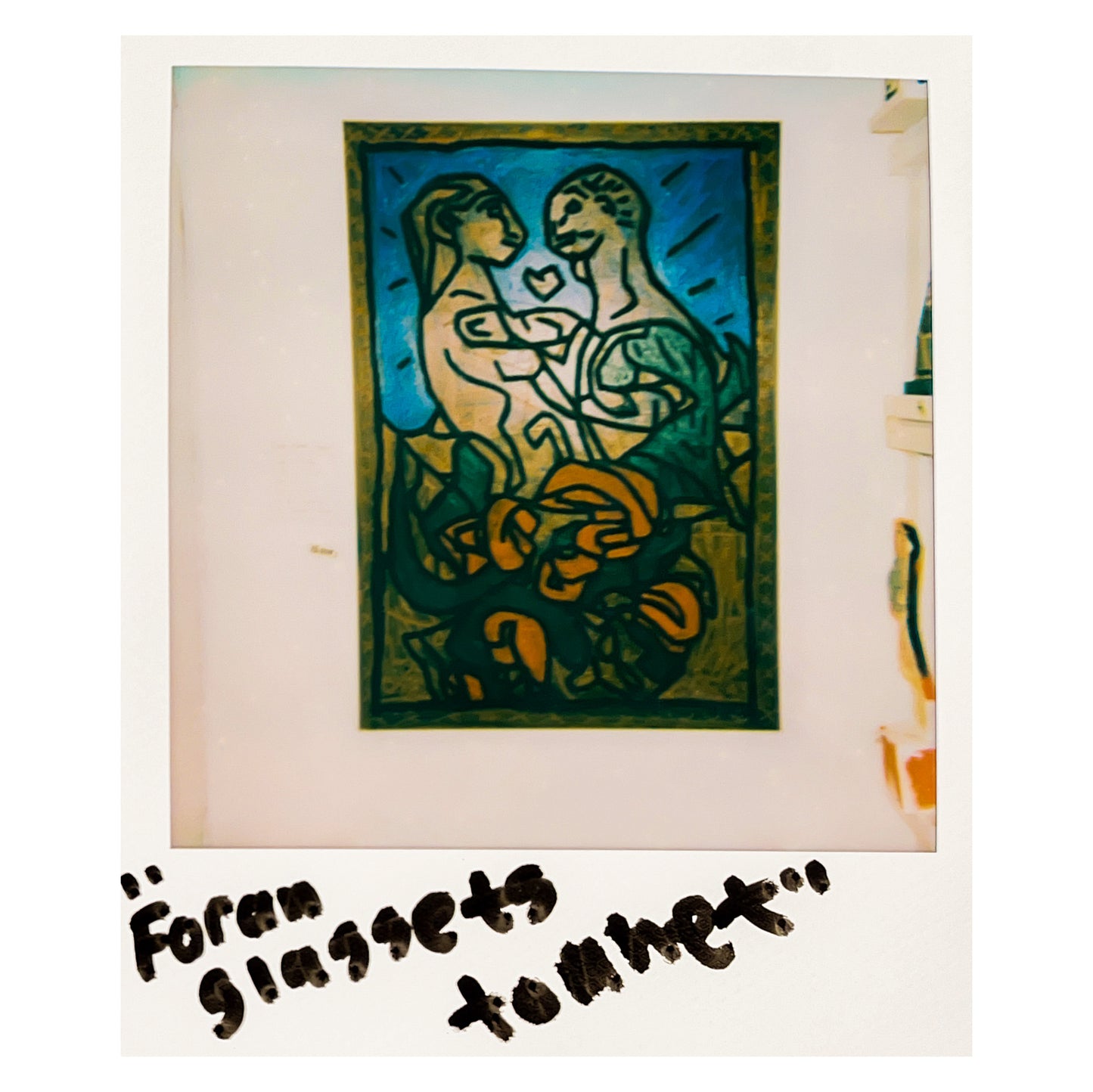 "Foran glassets tomhet" (100x70cm)