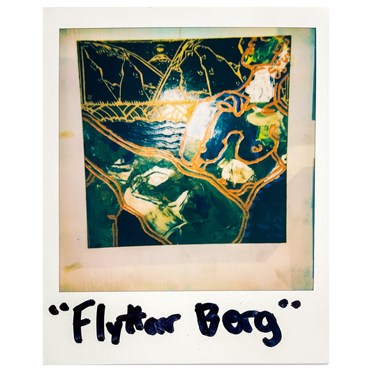 "Flyttar Berg" (70x70cm)