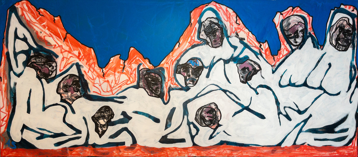 "The End-Confessions"(195x86cm)
