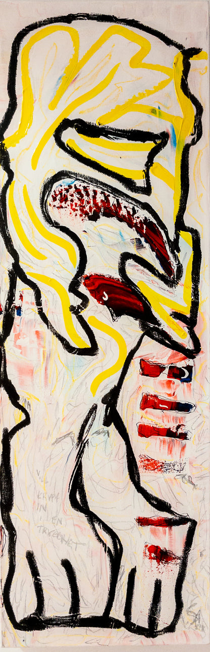 "SPIT IT OUT, THAT LOOKS GREAT NR.11" (30x90cm)