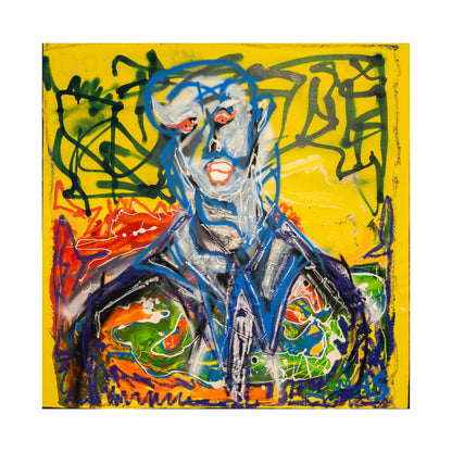 " shitstorm "100x100cm)