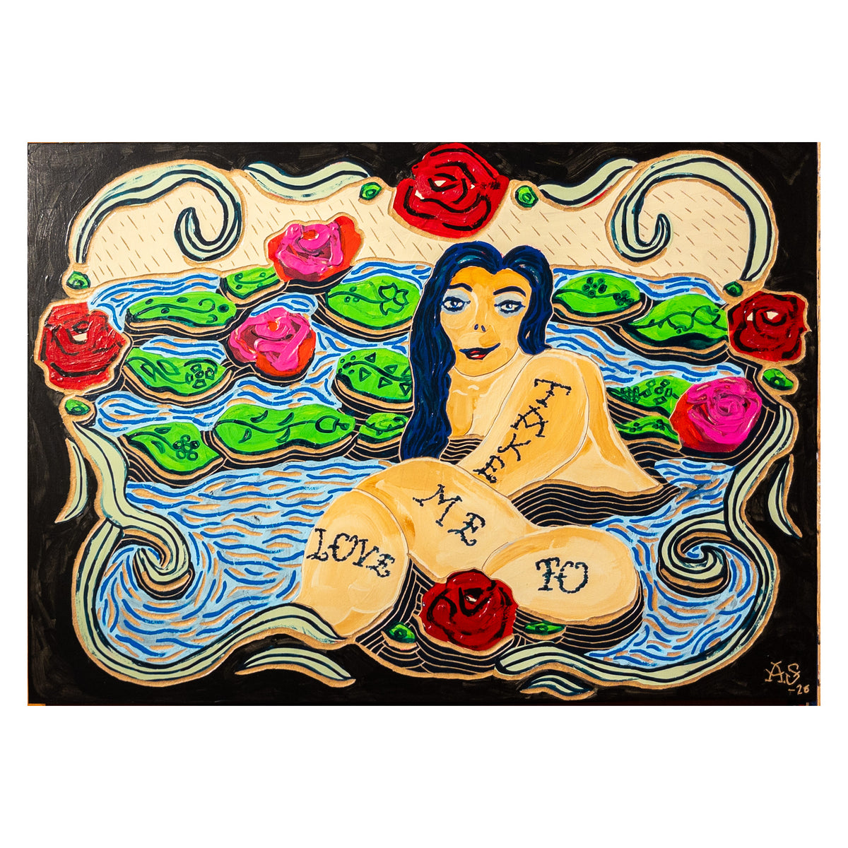 "Take Me To Love"(70x50cm)