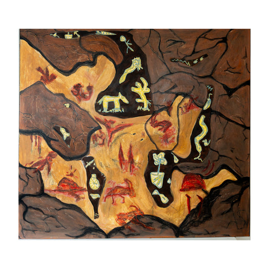 "Intestinal Cave"(190x170cm)