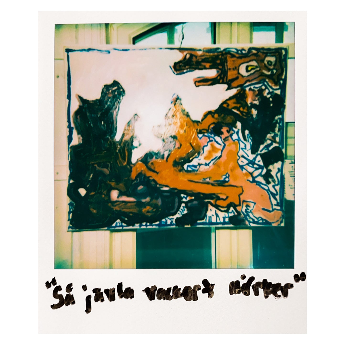 "Så jävla vackert mörker" (73,5x60cm)