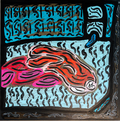 "Kanindöden"(40x40cm)