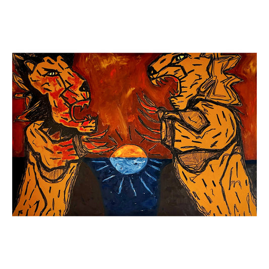 "Robbie and Togar"(150x100cm)