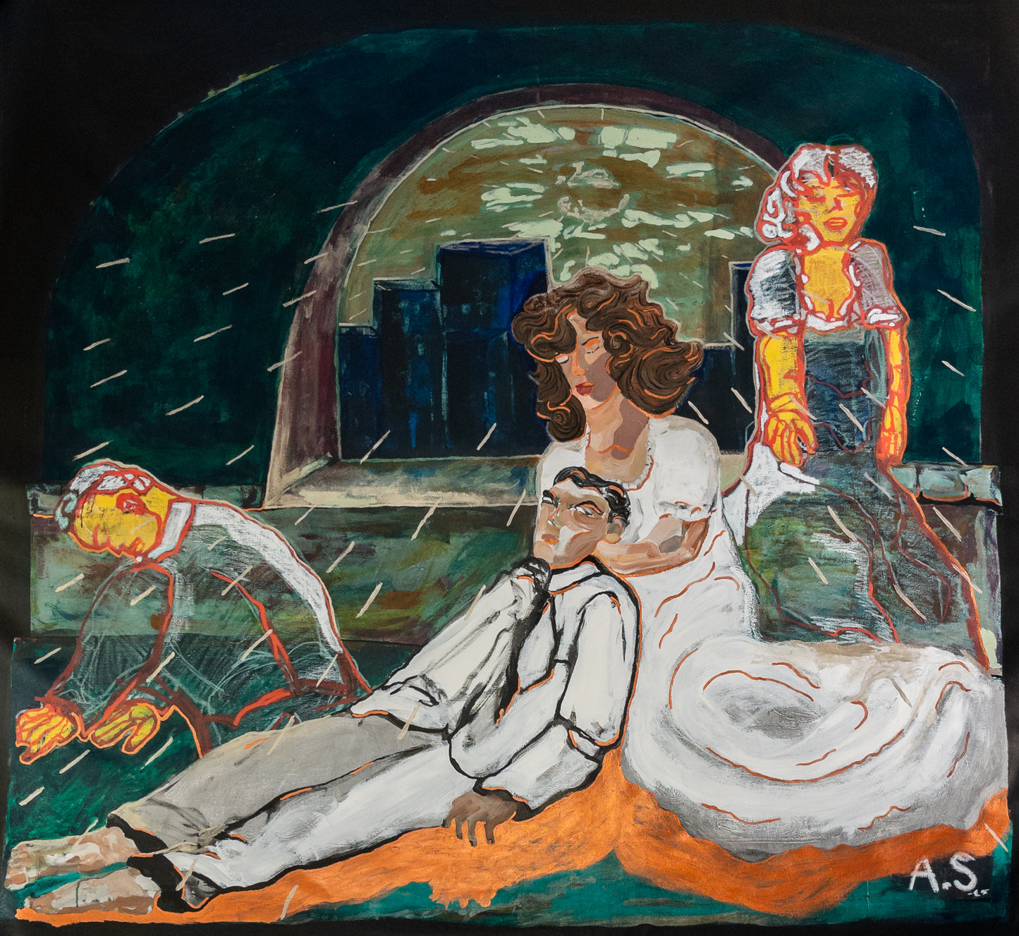 "Love a sport"(~190x180cm)