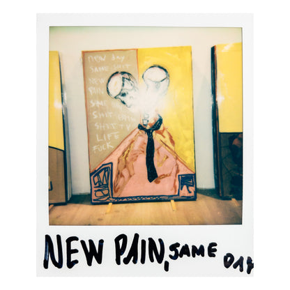 "New pain, Same day" 70x100cm