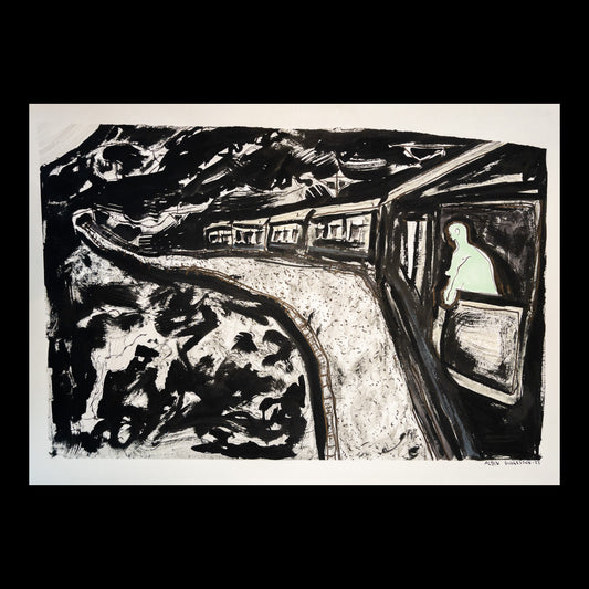 "Train from all" (70x50cm)