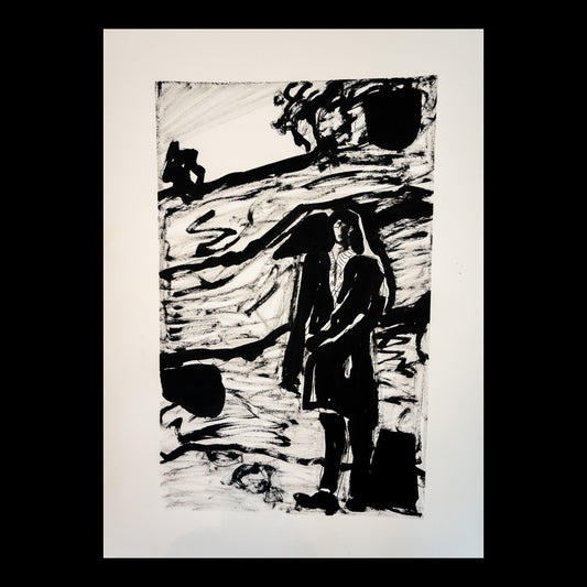 "Blickar ut" (70x50cm)