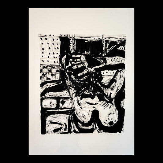 "Lær" (70x50cm)