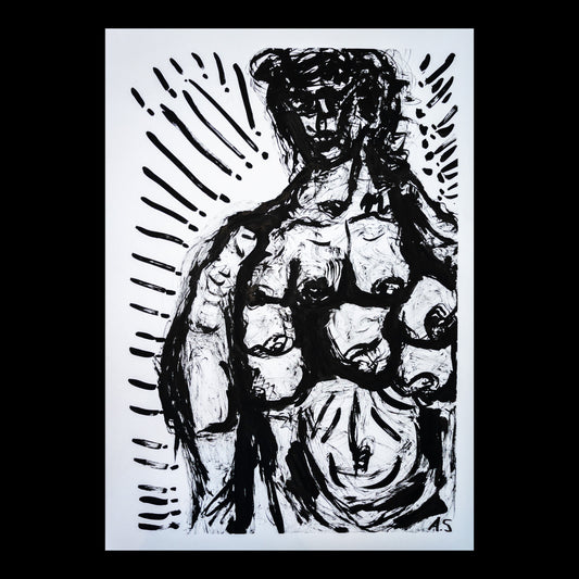"Octoboob" A2(60x42cm)