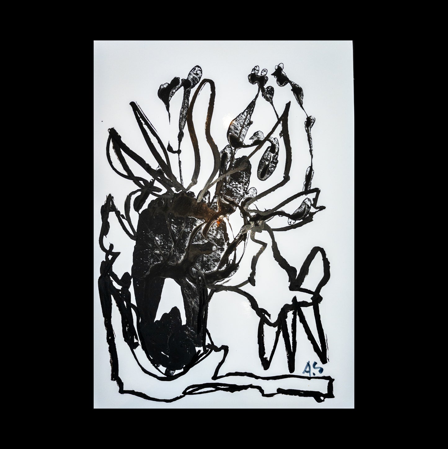 "Den biter inte" A3(42x30cm)