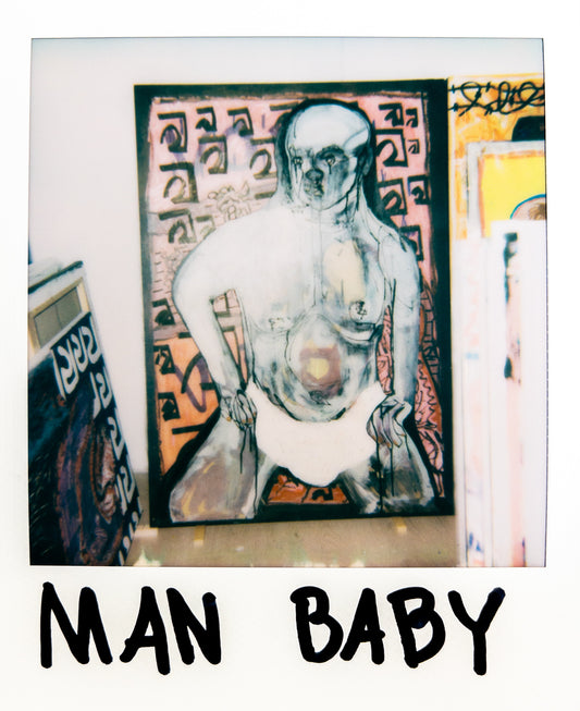 "MAN BABY" 70x100cm