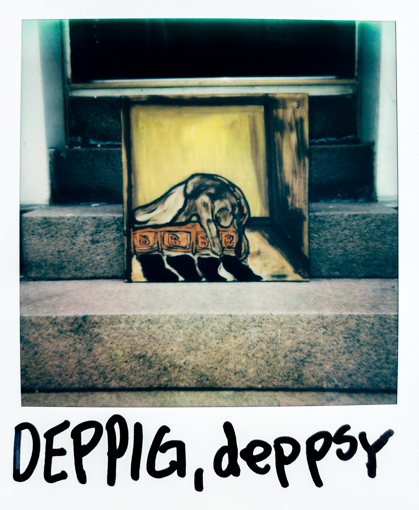 "Deppig, deppsy"(50x50cm)